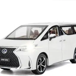 Model Car 1/24 Lexus LM300 Pull Back Collectible Toy Car with Light and Sound-37