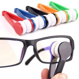 Aonezone Mini Sun Glasses Eyeglass Microfiber Spectacles Cleaner Soft Brush Lens Cleaner-image-11