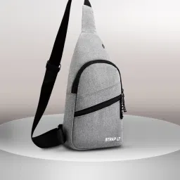 Grey Men & Women Shoulder Bag Crossbody Shoulder Backpack Chest Sling Bag One Strap Sling Bag-image-54