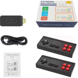 Grabit 4k Extreme-Mini Game Stick Wireless Controls Portable Retro Video TV GAME NES 1 GB with Retro Classic games-56