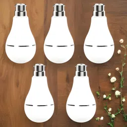 Inverter bulb 12W LED & 2000mAh battery 4hrs emergency light Pack of 5 bulbFG109 4 hrs Bulb Emergency Light-image-87