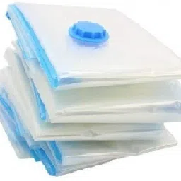Vacuum Storage Ziplock Bags for Clothes, Pillows, Curtains, and Travelling Compressed Space Saver Storage Bags Set of 4 Different Size Travel Storage Vacuum Bags-35