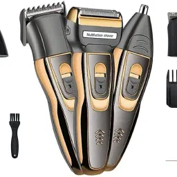 Vaishvi wireless 3-in-1 Beard Nose & Ear trimmer shaving zero machine Trimmer 60 minRuntime 1 Length Settings-14