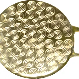Rock Tawa Brass Dosa Tawa/Tawa for Roti/Paratha/Chapati/Naan 11.2 inches Tawa 28.5 cm diameter-21