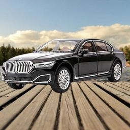 gknex gk BMW 7 Series 760Li 1:24 Die-Cast Metal Car Toy with Light & Sound, 6 Doors-picture-24