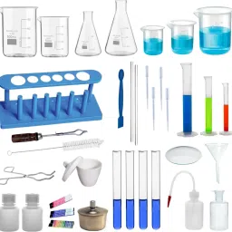 Chemistry Lab 36 Items Kit – Beakers, Flasks, Cylinders, Test Tubes, Crucible-26