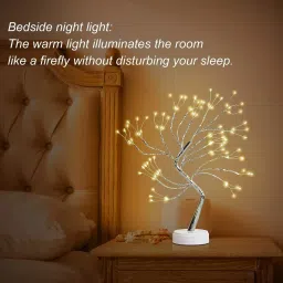 refulgix Bonsai Desk Tree LED Battery Powered or USB Adapter Table Top Decoration Table Lamp image 4