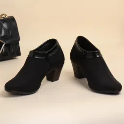 MISSAS Black Formal Office Pump Heel Boots shoes for girls and Women Boots For Women-image-79