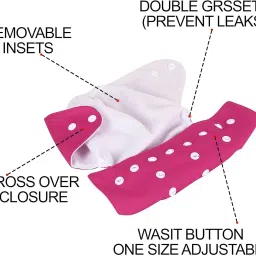 smilykid 2 Diaper & 2 Insert Combo image 3