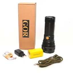 gor SCORCHER 2000 Lumens Laser LED Flashlight 1500m Range, Rechargeable, 5 Modes Torch image 5