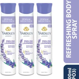 English Lavender Refreshing Body Spray 200ml Deodorant Spray-For Women-image-91
