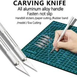 eclet Detail Pen Knife With 5 Interchangeable Sharp Blades For Carving & Mat Cutting Paper Crafting Tool image 3