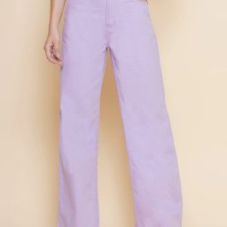 Women Flared High Rise Purple Jeans-image-68