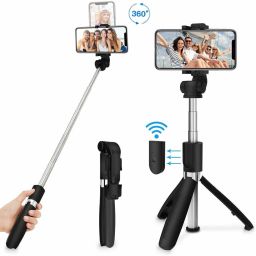 Infinite Digital Wireless Remote selfie stick Bluetooth Selfie Stick,R8 Tripod-19