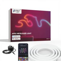 APEX LIGHT Neon Rope Light (RGB-IC) (16ft/5m) Light Strip-2