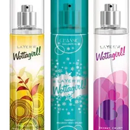 Wottagirl (Set Of 3 )Fantsy ,Citrus,Chrimson Chic Deo Pack For Women Combo Set-image-3