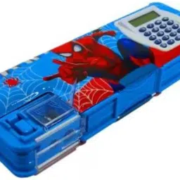 Spiderman Cartoon Art Plastic Pencil Box (Set of 1, Multicolor) Spiderman Art Plastic Pencil Box-image-66