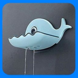 Fish Shape Cute Adhesive Waterproof Wall Mounted Soap Dish(PACK OF 4)-image-66