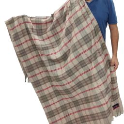 KAVIM Wool Checkered Men Shawl-image-34