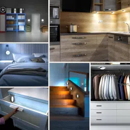 carfrill Usb Charging Wireless Self Adhesive Led Body Induction Lamp Motion Sensor Light image 5