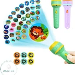 wishhuttoys Kids Educational Projector torch and Ring Toss Game Set Interactive Learning Toy image 2