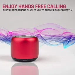 Worricow Best Speaker Bluetooth Portable Wireless Mini Boost Wireless Portable Bluetooth Speaker Built-in Mic High Bass Selfie Remote Control Button Low Harmonic Distortion 3 W Bluetooth Speaker image 5