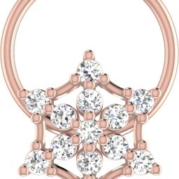 avsar Preeti 18kt Diamond Rose Gold Nose Wire-image-29