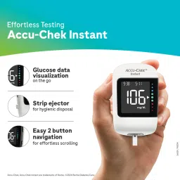 accu-chek Instant (with Bluetooth) Glucometer image 5