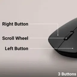 ZEBRONICS ZEB ACTIVE 1200 DPI WIRELESS MOUSE Wireless Ambidextrous Optical Mouse image 4