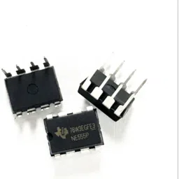 geeta enterprises (pack of 5) Genuine NE555 TIMER IC (used for timer, pulse generation, and oscillation) Timer Counter and Clock NE555 Precision Timer Electronic Components Electronic Hobby Kit image 2