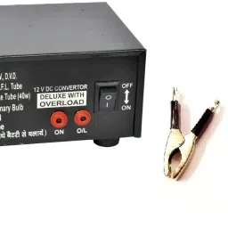 100 Watt Solar Converter for Multiple Applications with battery clips Square Wave Inverter-65