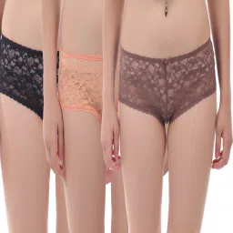 Pack of 3 Women Hipster Multicolor Panty-image-8
