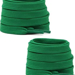 bilAnca Flat 48 Inches Wide Forest Green Color Athletic Sneakers Boot Strings (2 Pairs) Shoe Lace-image-33