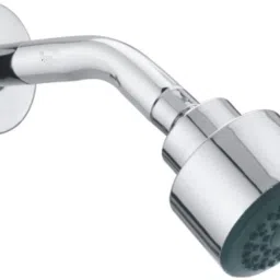 Flow 3" Inch ABS Bend Shower and 7" Inch SS Arm with Wall Flange - Set of 1 Handheld-15