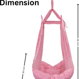 kian BABY CLASSIC NET SWING CRADLE WITH SPRING image 5