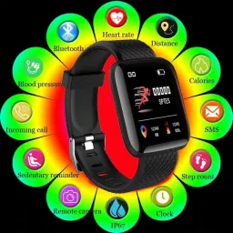 Ykarn Trades VI221_ID116 Pro Heart Rate Track, Step Count Smart Watch Black Only (Pack of 1)-image-63