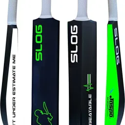 Slog Heavy Duty (34 X 4.5 inches) ,Full Size Premium PVC/Plastic Cricket Bat For 15+ Yrs-image-2