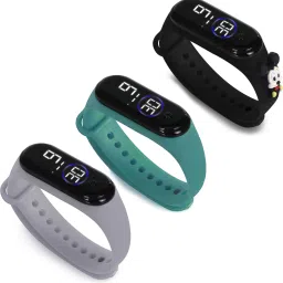 HYPERLEX 3 COMBO Stylish Digital LED Bracelet Band Wrist Watch for Kids, Boys & Men-image-84