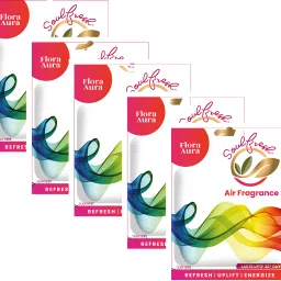 Air Pocket, Air Freshener, for Bathroom and Toilet Fragrance, Last upto 30days, Floral Diffuser-24