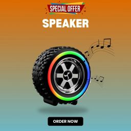 Clairbell DJ BOX Tyre Bluetooth Speaker Powerful Sound,Indoor &Outdoor with RGB LightXO491 12 W Bluetooth Party Speaker-15