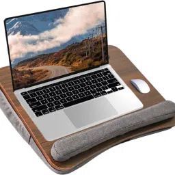 Laptop Lap Desk Pillow Multipurpose Wood Portable Laptop Table-image-32