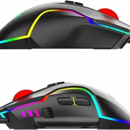 Ant Esports GM320 /Ergonomic design with braided cable,8 Programmable Buttons,upto 12800 DPI Wired Ambidextrous OpticalGaming Mouse image 3