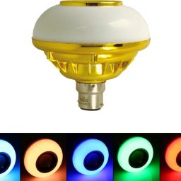 Samite Smart LED Music Light Bulb Speaker Bluetooth Remote Controller B22 RGB Lights Bulbs Smart Bulb-22