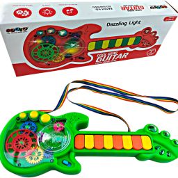 Cool Guitar Toy with Lights Music Guitar for Kids Boys and Girls (Multi Colour )-33