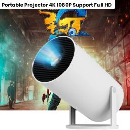 SACRO Smart Projector for Home 4K Support Rotabable Design withApp Netflix,YouTubeX302 (4500 lm / 1 Speaker / Wireless / Remote Controller) Portable Projector-image-20