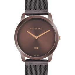 GIORDANO Men Brown Dial & Brown Bracelet Style Straps Analogue Watch GD-4064-33-image-43