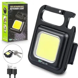 Metal Body Multi-Functional Keychain Bottle Opener, Magnet Power And Stand 6 hrs Torch-19