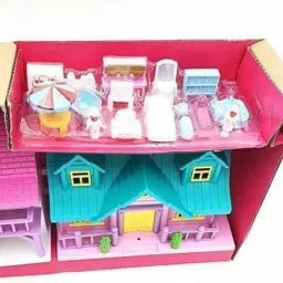 Loving Family House Set for Girls, Pretend Play Toy House 02-picture-18