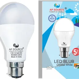 ap source 5 W Basic Round B22 LED Bulb image 2