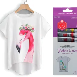 peacora Fabric color Set 12ml Tubes 12 Colors for Drawing & Painting image 3